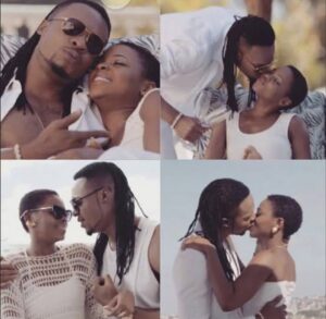 Flavour and Chidinma romantic scenes